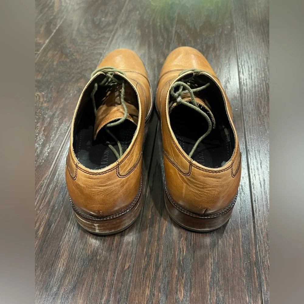 Cole Haan Men Brown British Tan Williams Cap Toe Oxford Business  Size 11.5 M